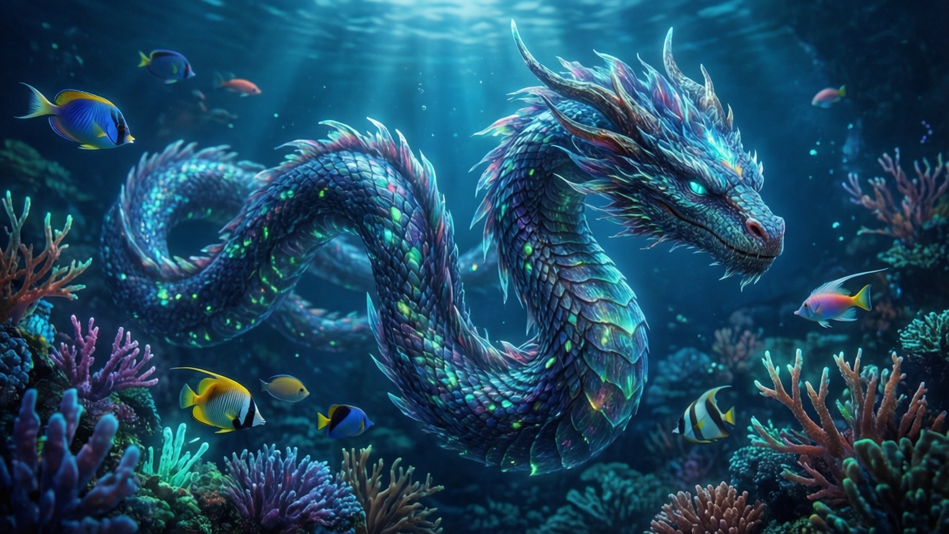 Abyssal Wyrm by Wallpapers.art Studio