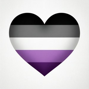 Ace Pride Minimalist Heart