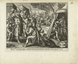 Achan beschuldigd van diefstal: het zevende Gebod