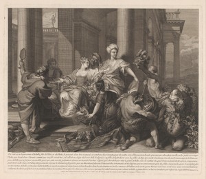 Achilles en de dochters van Lycomedes