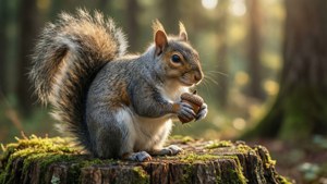 Acorn Holder in Sunlight