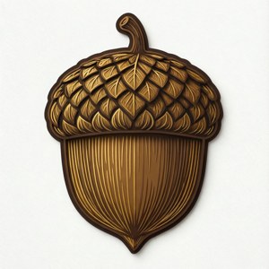 Acorn Layered SVG