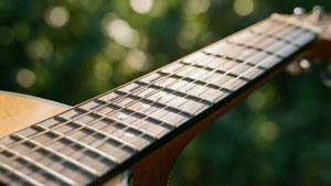 Acoustic Guitar Close-Up