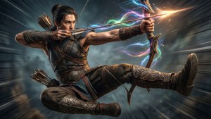 Acrobatic Archer