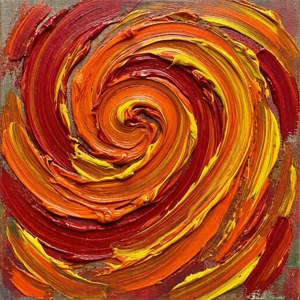 Acrylic Swirl Art