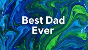 Acrylic Swirl Dad