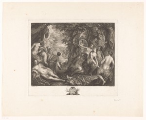 Actaeon door Diana in een hert veranderd