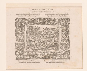 Actaeon door zijn honden verscheurd
