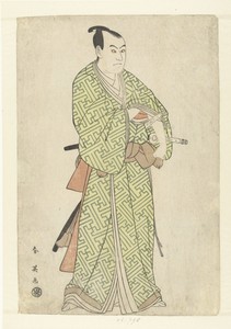 Acteursportret van Sawamura Sojuro III in de rol van Kakogawa Honzo