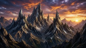 Adamantium Mountain Peaks