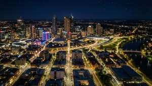 Adelaide Aerial Night