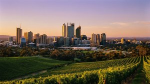 Adelaide Hills Sunset Panorama