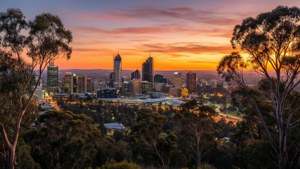 Adelaide Sunset Skyline