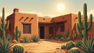 Adobe Desert Home