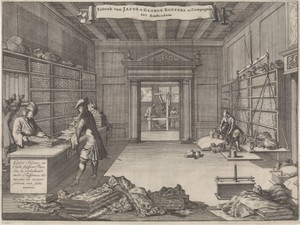 Adreskaart van Jacob & George Roeters en Compagnie te Amsterdam