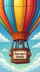 Adventure Awaits Sign