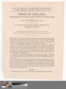 Advertisement for 'Ports of England'