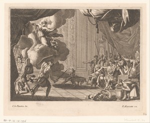 Aegeus herkent zijn zoon Theseus