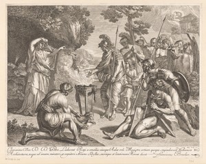 Aeneas bij de sibylle Arcana