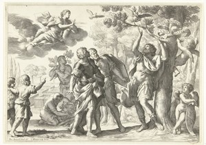 Aeneas breekt de gouden tak af