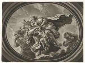 Aeneas vlucht uit Troje
