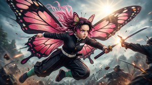 Aerial Butterfly Strike