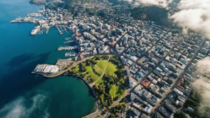 Aerial City Grid