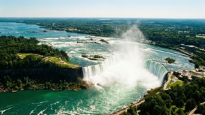 Aerial Emerald Falls