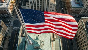 Aerial Flag View