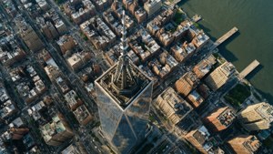 Aerial Freedom Tower Spire