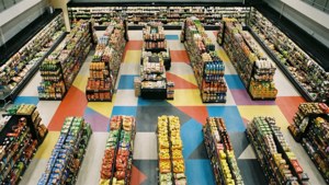 Aerial Grocery Layout