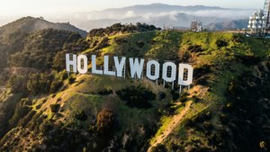 Aerial Hollywood Sign