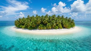 Aerial Island Paradise