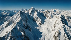 Aerial Mountain Range