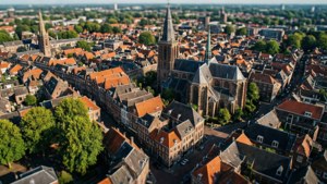 Aerial Nijmegen Old Town