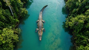 Aerial River Gharial