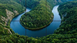 Aerial River Grid