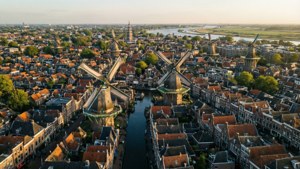 Aerial Schiedam Windmills