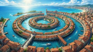 Aerial Spiral City