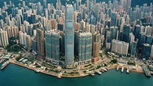 Aerial Tsim Sha Tsui Panorama