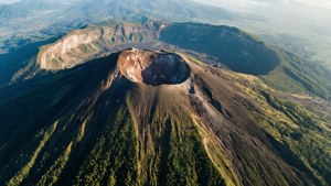 Aerial Vesuvius Caldera