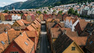 Aerial View of Bryggen