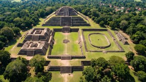 Aerial View of Copan Site