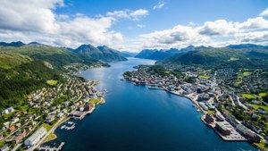 Aerial View of Larvik Summer