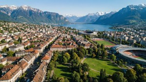 Aerial View of Lausanne