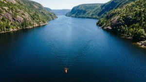 Aerial View of Saguenay Kayak