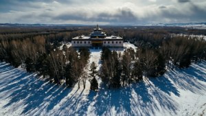 Aerial Winter Silence