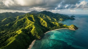 Aerial Wonder of Komodo