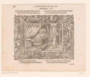 Aesculapius verschijnt aan het bed van een Romeinse gezant