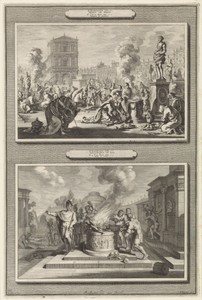 Afgoderij van koning Manasse en de godsvrucht van koning Josia